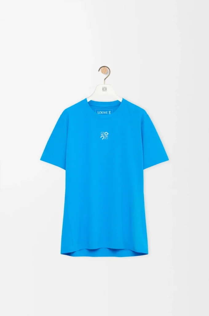 Aktiv T-shirt i teknisk jersey Blå