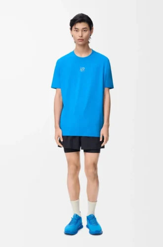 Aktiv T-shirt i teknisk jersey Blå