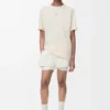 Aktiv T-shirt i teknisk jersey Elfenben Aktiv T-shirt i teknisk jersey Elfenben