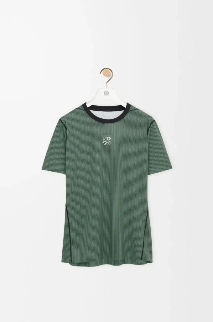 Aktiv T-shirt i teknisk jersey Grön/Svart