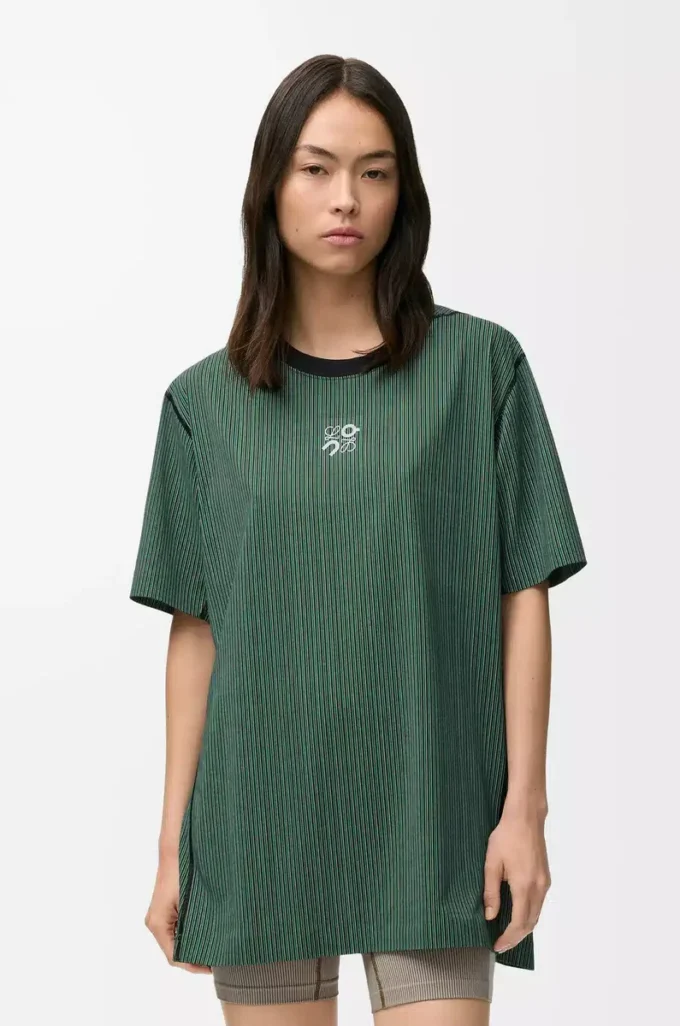 Aktiv T-shirt i teknisk jersey Grön/Svart