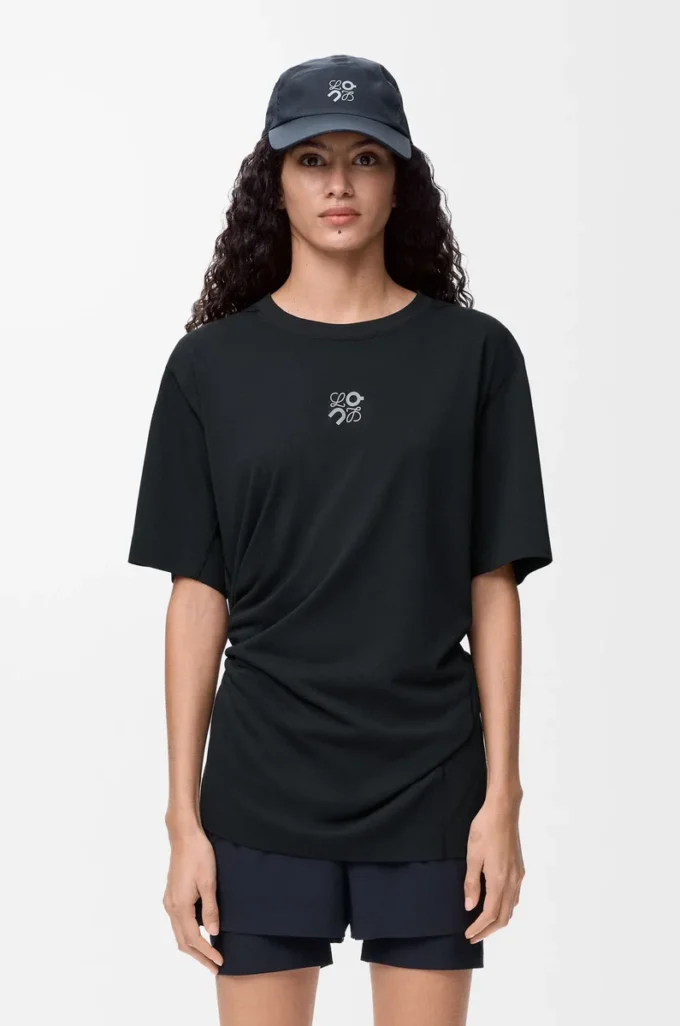 Aktiv T-shirt i teknisk jersey Svart Aktiv T-shirt i teknisk jersey Svart