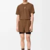 Aktiv T-shirt i teknisk jersey Toffee Aktiv T-shirt i teknisk jersey Toffee