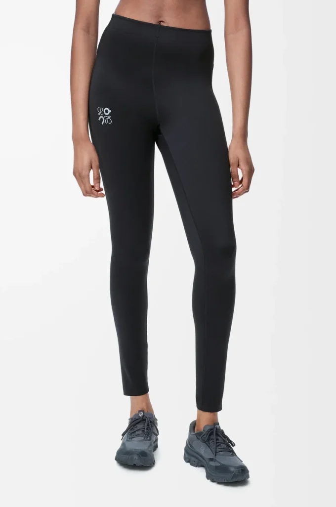 Aktiva tights i tekniskt jersey Svart Aktiva tights i tekniskt jersey Svart