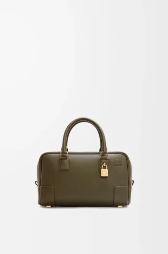 Amazona 23-väska i nappa kalvskinn Dark Khaki