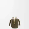 Amazona 23-väska i nappa kalvskinn Dark Khaki Amazona 23-väska i nappa kalvskinn Dark Khaki