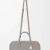 Amazona 28-väska i mjukt kornat kalvskinn Pearl Grey Amazona 28-väska i mjukt kornat kalvskinn Pearl Grey