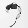 Amazona-hänglåsberlock Svart/silver Amazona-hänglåsberlock Svart/silver