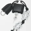 Amazona-hänglåsberlock Svart/silver Amazona-hänglåsberlock Svart/silver