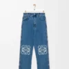 Anagram baggy jeans i denim Mid Blue Denim