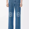 Anagram baggy jeans i denim Mid Blue Denim