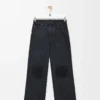Anagram baggy jeans i denim Svart