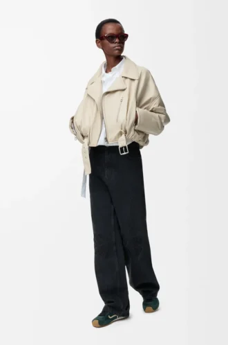 Anagram baggy jeans i denim Svart