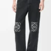 Anagram baggy jeans i denim Svart Anagram baggy jeans i denim Svart