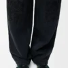 Anagram baggy jeans i denim Svart Anagram baggy jeans i denim Svart