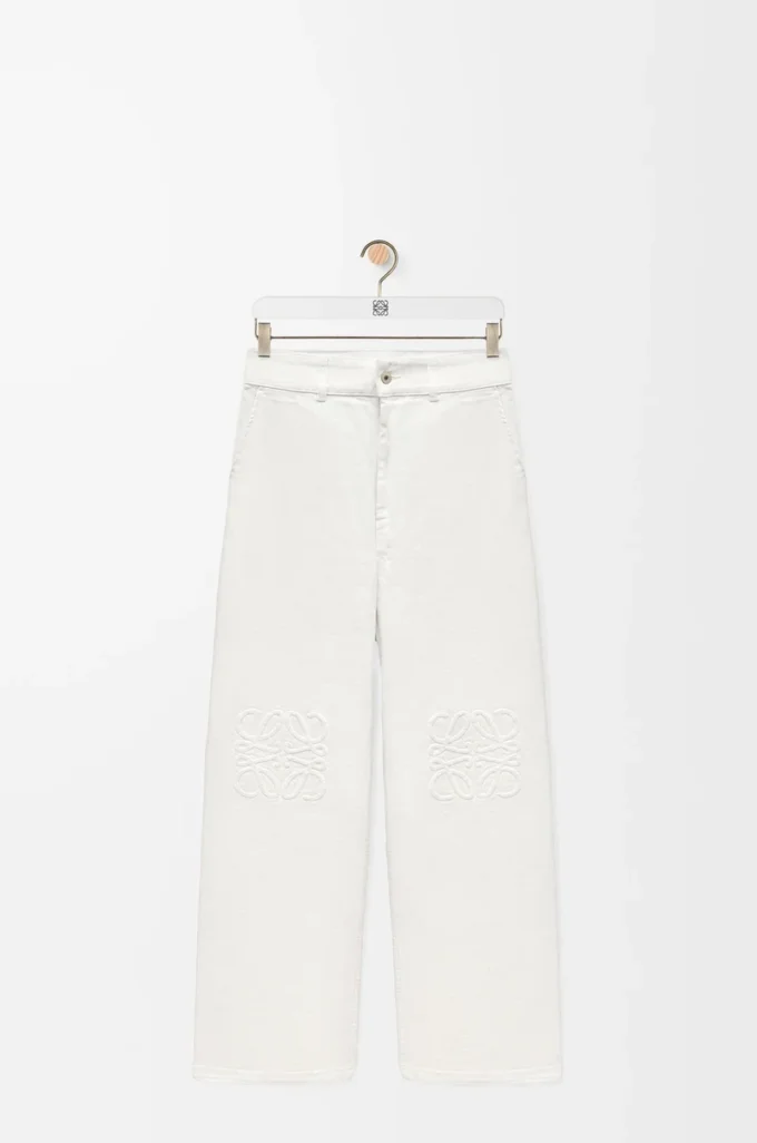 Anagram baggy jeans i denim Vit Anagram baggy jeans i denim Vit
