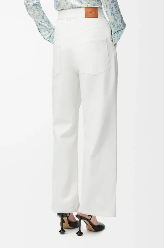 Anagram baggy jeans i denim Vit Anagram baggy jeans i denim Vit
