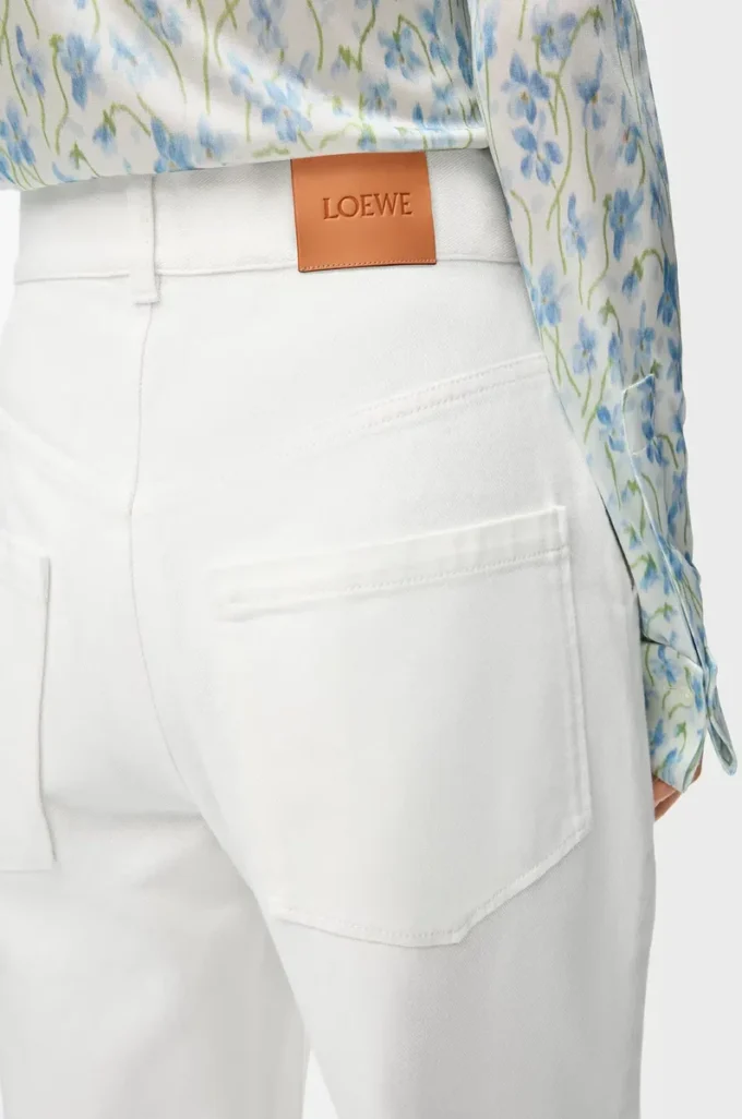 Anagram baggy jeans i denim Vit Anagram baggy jeans i denim Vit