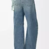 Anagram-barreljeans i denim Tvättad denim Anagram-barreljeans i denim Tvättad denim