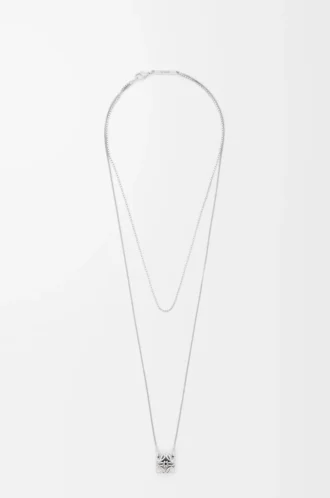 Anagram Bombé-halsband i sterlingsilver Silver