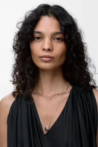 Anagram Bombé-halsband i sterlingsilver Silver