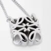 Anagram Bombé-halsband i sterlingsilver Silver Anagram Bombé-halsband i sterlingsilver Silver