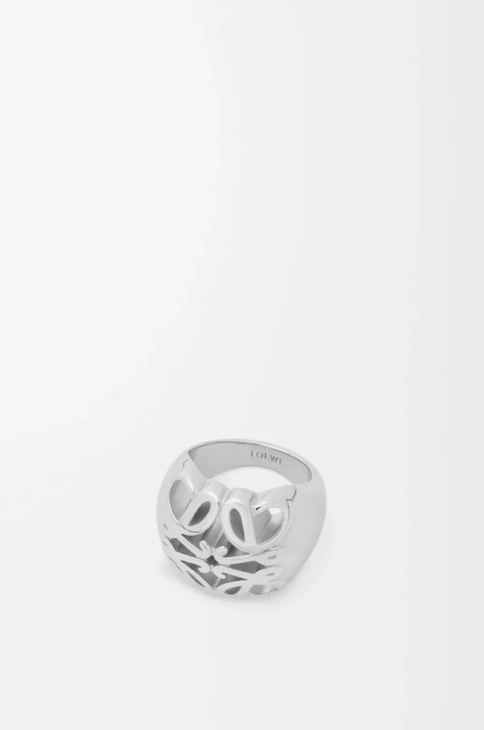 Anagram Bombé signetring i sterlingsilver Silver Anagram Bombé signetring i sterlingsilver Silver