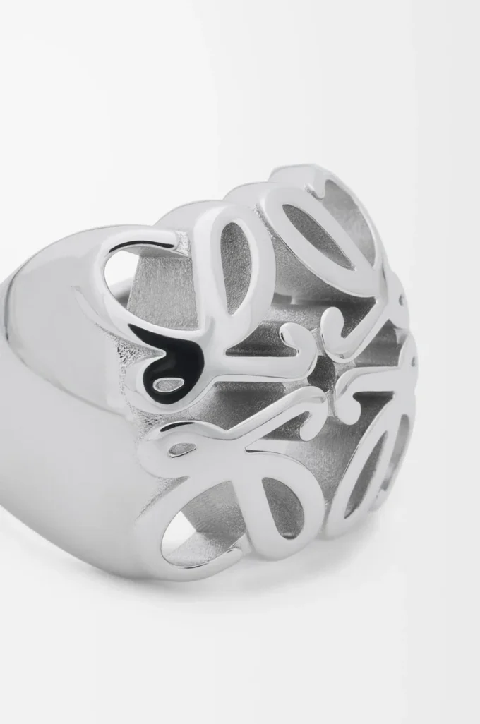 Anagram Bombé signetring i sterlingsilver Silver Anagram Bombé signetring i sterlingsilver Silver