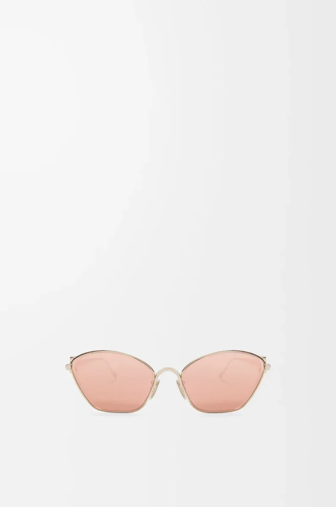 Anagram hexagonala solglasögon Roséguld