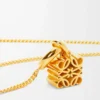 Anagram-hänge i sterlingsilver Guld Anagram-hänge i sterlingsilver Guld