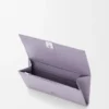Anagram kontinental plånbok i kalvskinn med kornig struktur Dirty Mauve