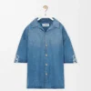 Anagram kortärmad skjorta i denim Tvättad denim Anagram kortärmad skjorta i denim Tvättad denim