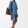 Anagram kortärmad skjorta i denim Tvättad denim Anagram kortärmad skjorta i denim Tvättad denim