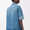 Anagram kortärmad skjorta i denim Tvättad denim Anagram kortärmad skjorta i denim Tvättad denim