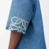 Anagram kortärmad skjorta i denim Tvättad denim Anagram kortärmad skjorta i denim Tvättad denim
