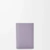 Anagram liten vertikal plånbok i kalvskinn med kornig struktur, Dirty Mauve