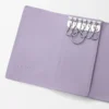 Anagram nyckelväska i kalvskinn med kornig struktur, Dirty Mauve Anagram nyckelväska i kalvskinn med kornig struktur, Dirty Mauve