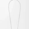 Anagram Pebble halsband i sterlingsilver och kristaller Silver/Flerfärgat