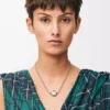 Anagram Pebble halsband i sterlingsilver och kristaller Silver/Flerfärgat