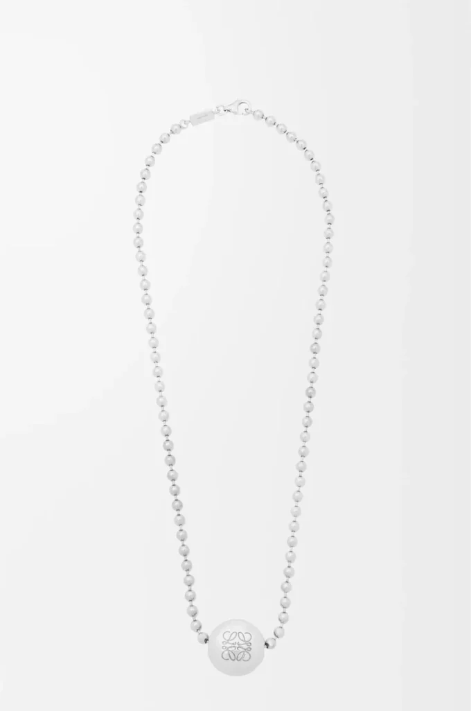 Anagram Pebble halsband i sterlingsilver och kristaller Silver/Flerfärgat