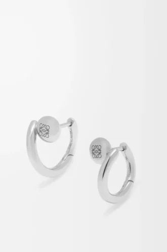 Anagram Pebble mini hoop örhängen i sterlingsilver Silver