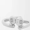 Anagram Pebble mini hoop örhängen i sterlingsilver Silver Anagram Pebble mini hoop örhängen i sterlingsilver Silver