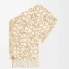 Anagram-scarf i alpacka- och ullblandning Beige/Vit Anagram-scarf i alpacka- och ullblandning Beige/Vit