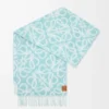Anagram-scarf i alpacka och ullblandning Ljusblå/Vit Anagram-scarf i alpacka och ullblandning Ljusblå/Vit