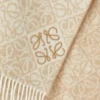 Anagram-scarf i ull och kashmir Beige Anagram-scarf i ull och kashmir Beige
