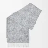 Anagram-scarf i ull och kashmir Grå Anagram-scarf i ull och kashmir Grå