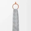 Anagram-scarf i ull och kashmir Grå Anagram-scarf i ull och kashmir Grå
