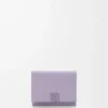 Anagram trefaldig plånbok i kalvskinn med kornig struktur Dirty Mauve