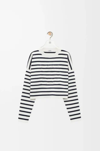 Anagram-tröja i ull Off-white/Navy