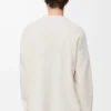 Anagram-tröja med ficka i bomullsblandning Beige/grå Anagram-tröja med ficka i bomullsblandning Beige/grå